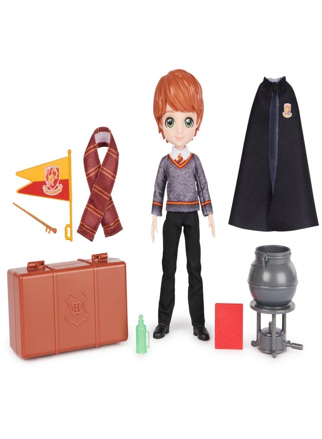 Wizarding World Harry Potter, 8-inch Ron Weasley Doll 12-Piece Back to Hogwarts Gift Set with Doll Accessories, Kids Toys for Ages 6 and up - Image 1